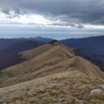 La dorsale spartiacque tra Arroscia e Argentina