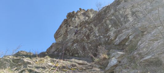 Apertura L4, poi variante sx (L4b in questa relazione).