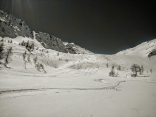 Il Vallone così come si presentava ieri
