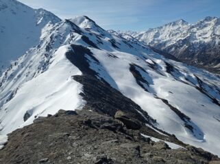 cresta verso il Querellet