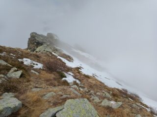 Il Nevaietto per scendere al Colle e proseguire per la Lunella