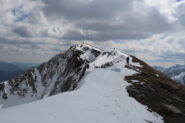 ultimo tratto di cresta per la vetta