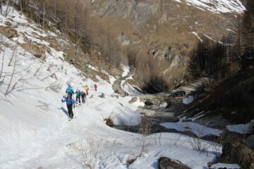 salita iniziale da Ponte di Almiane