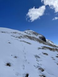 tratto finale di cresta delicato