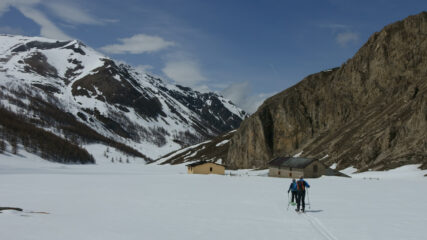 Arrivo alle grange Valfredda