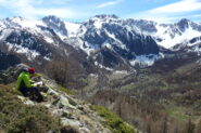 Nei pressi della Punta Lanza