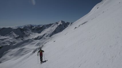 Sul pendio Est dopo la Croupe de Tourtelle