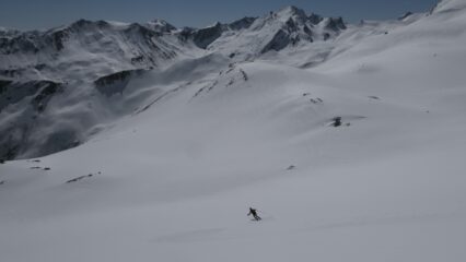 Discesa verso il Vallon de Parassac