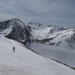 Verso la cima ,alle spalle il Gr. Berard