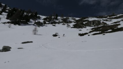 Discesa verso Pian del Lusco