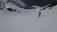 Discesa dal Col du Crachet verso il Col de Vars