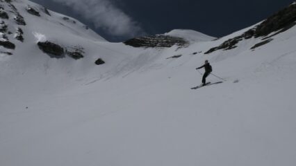 Discesa dal Col du Crachet verso il Col de Vars