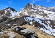 Colle Sià dalla Merola. Sullo sfondo la Ciarma e il Courmaon
