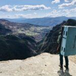 Il panorama dal ciglio della Crête