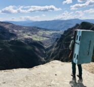 Il panorama dal ciglio della Crête