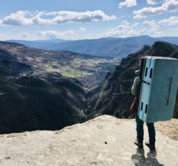 Il panorama dal ciglio della Crête