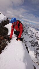 L'affilata cresta verso la sud