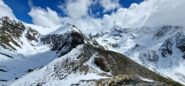 Punta Valletta sx, Punta Pian Bessy al centro e in fondo a dx la Punta Garin
