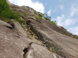 penultima doppia che arriva alla partenza del traverso