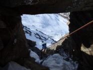 La prima calata nel buco