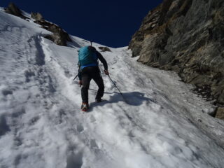 Verso il tratto ripido