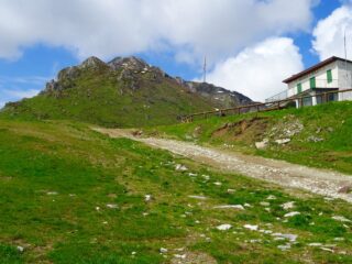In arrivo al colle della Balma