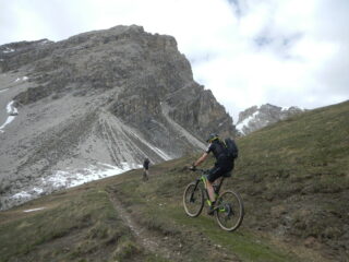 il sentiero di salita alla Punta Gardiol