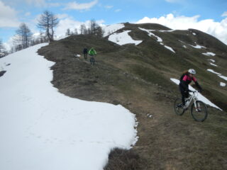 parte iniziale della discesa