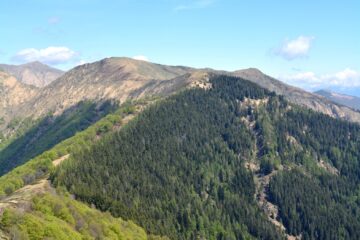 La dorsale fino a I Balmit dal Pizzo Pernice.