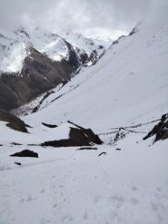 Dal canale superiore, pendio mediano e canale inferiore