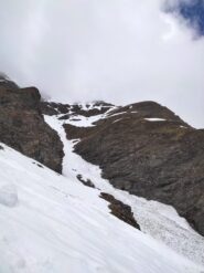 Sguardo al canale inferiore e il versante Sud