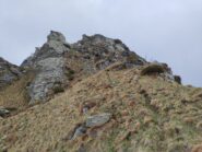 Sulla cresta che scende dalla Montù/2: la zona 