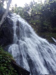 la seconda cascata del Saut