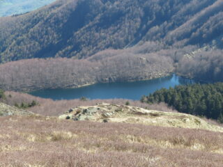Il Lago Santo visto salendo al Marmagna