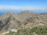 Dal Marmagna vista sulle due successive cime: Braiola e Orsaro