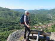 panchina panoramica sul crestone per il Pianetto