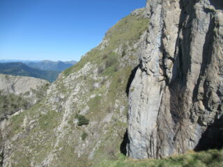 Tratto ripido dopo la seconda ex ferrata 