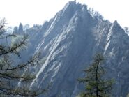 Si vede l'altra cordata che sta scendendo.