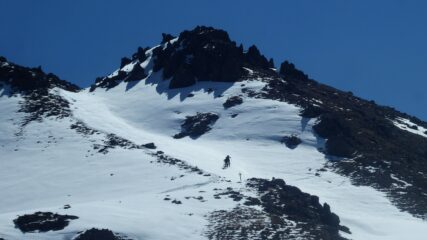 le condizioni del canalino per la punta