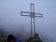 La piccola croce di vetta.