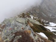 A metà cresta.