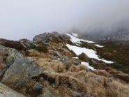 La cresta dalla cima.