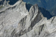 punta trubinasca (e pizzo trubinasca oltre) vista dalla punta torelli, in alta val porcellizzo