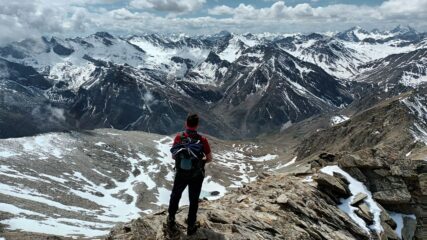 La vista dalla cima.