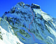 La linea seguita (l'originale passava più a dx, sotto la verticale del Triangolo)