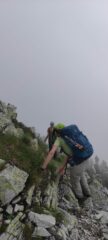 Sul percorso di cresta