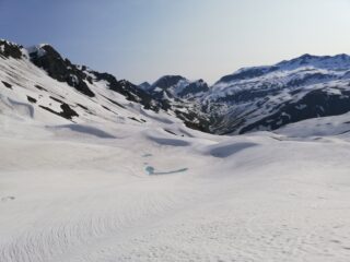 Valloncello della Jave ben innevato