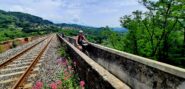il ponte ferroviario nei pressi di Poggio