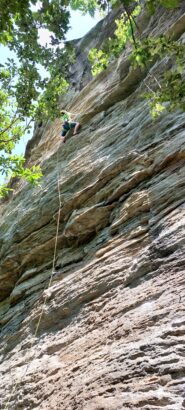 Stefano sul 7a della Volpe e l' Uva