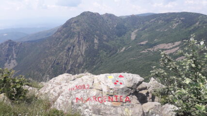 bella veduta sul M.Rama dall'Argentea..
